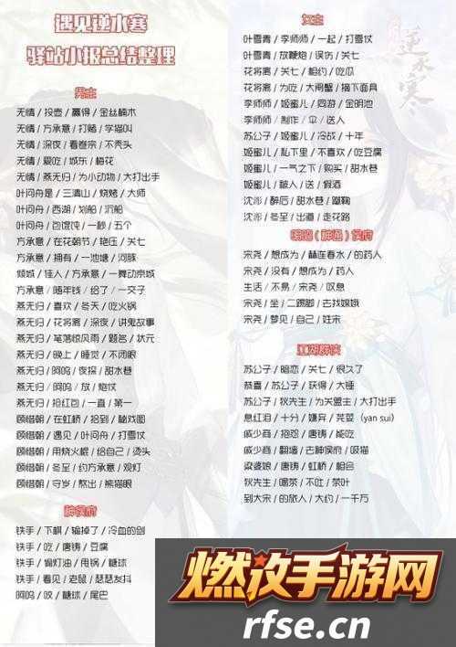 遇见逆水寒